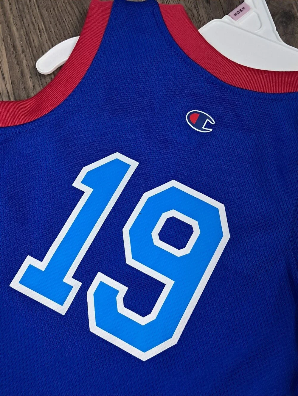 Champion Blue Jersey Infant Boys Romper Size 9 Months New With Tags